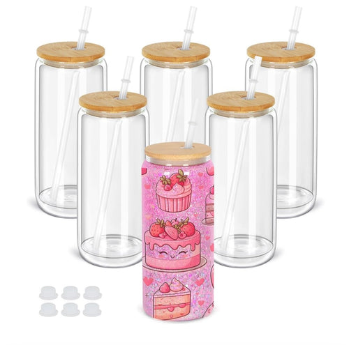 20 Oz Snow Globe Tumbler Glass