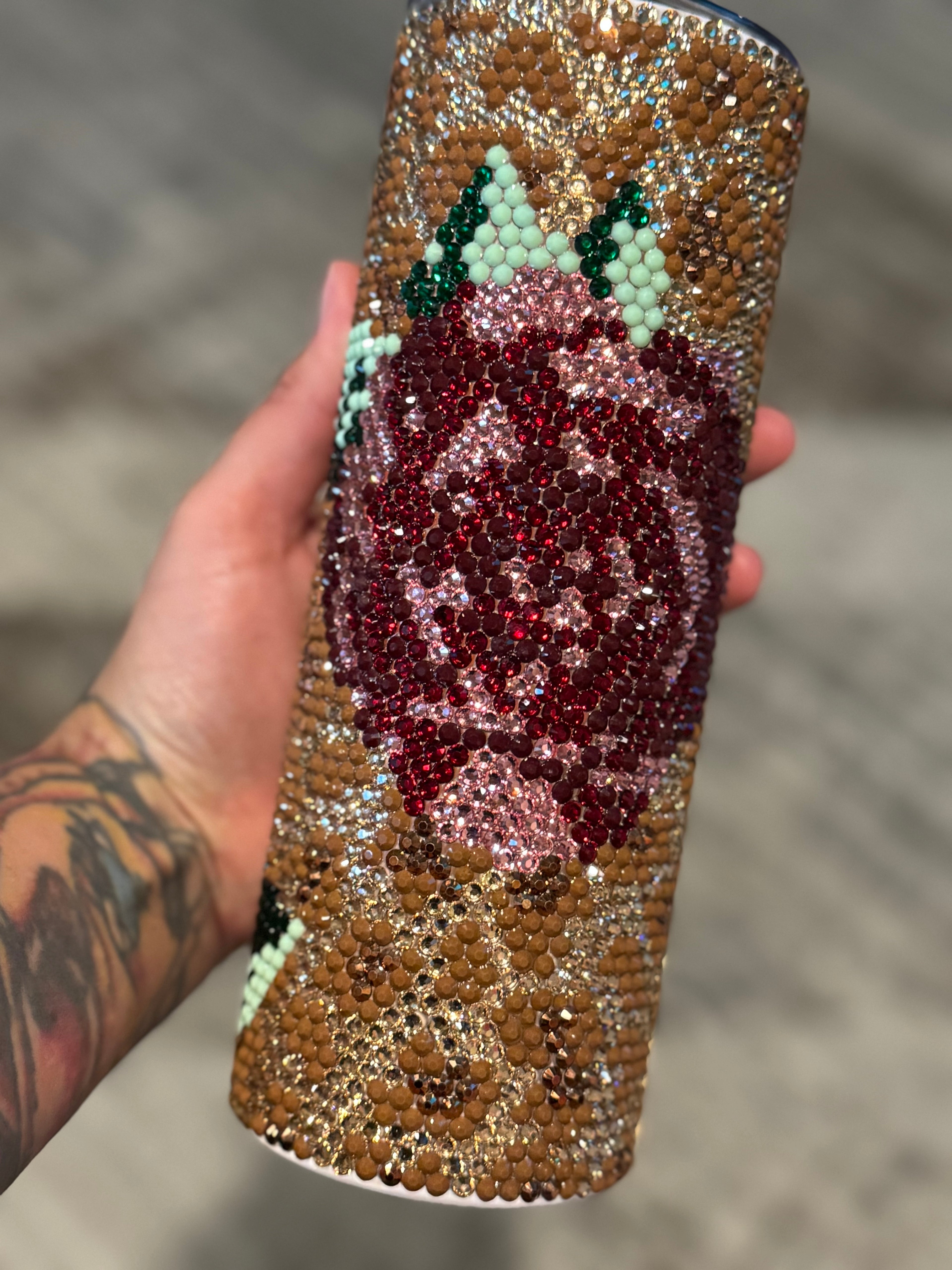 Cheetah print/rose