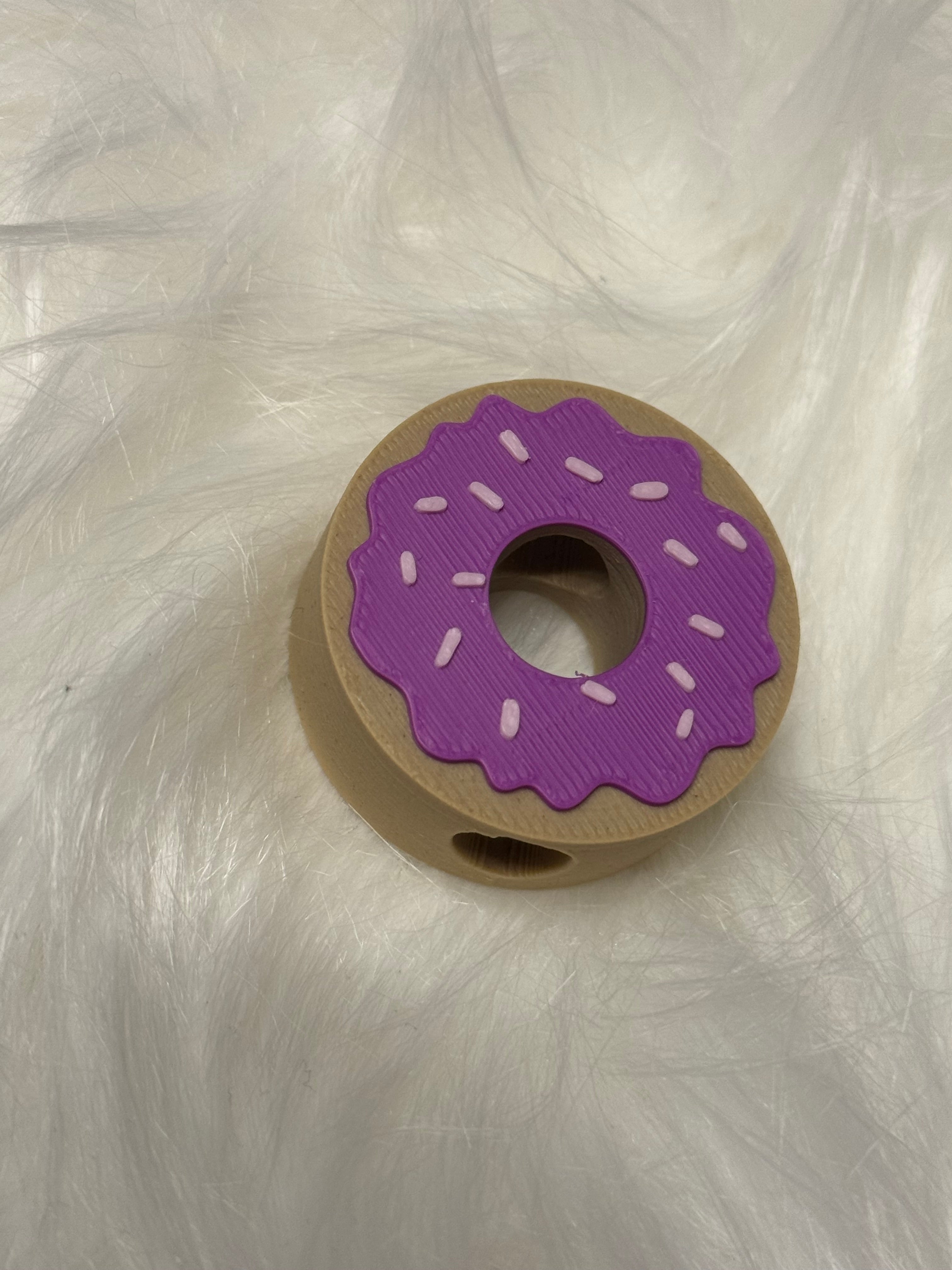 Donut Straw Topper