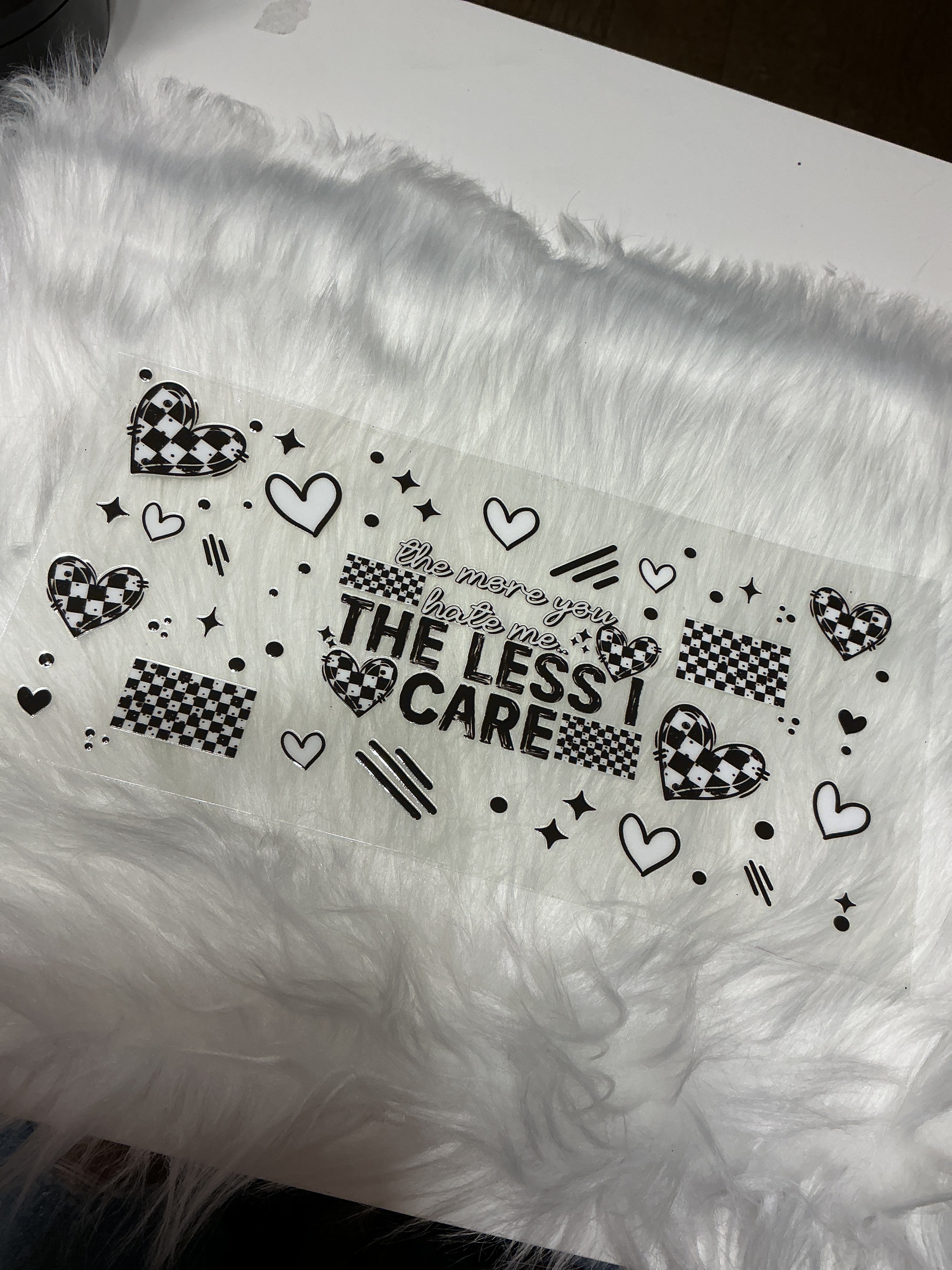 The more you hate me the less I care
